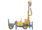 4 Wheels 180m Portable Hydraulic Water Well Drilling Rig Trailer Mounted