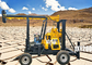 Light Weight 200m Water Well Drilling Rig Four Wheels Type Mud Pump
