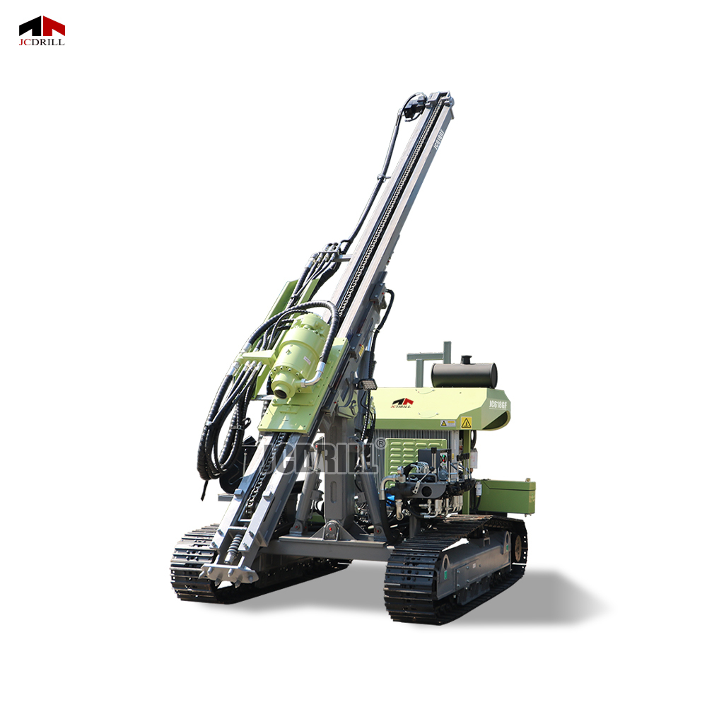 Compact Oil Rig Versatile Pneumatic Diesel Power DTH And Auger Drill Surface Compact ...