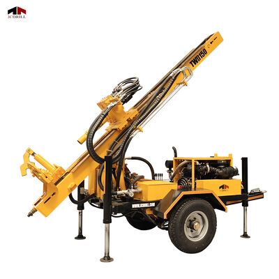 Good price TWD150 Towable Trailer Hydraulic Water Well Drilling Rig online