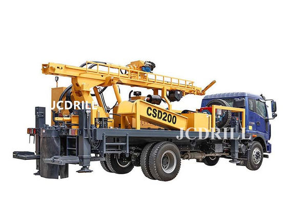 Good price ISO Full Hydraulic 200 Meters Truck Mounted Water Drilling Rig Machine online