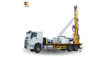 Good price Borehole CSD400 Portable Hydraulic Water Well Drilling Rig Truck Mounted online