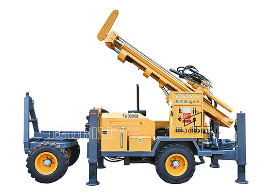 Good price 4 Cylinder Water Well Drilling Rig Quanchai Diesel Engine 180m online