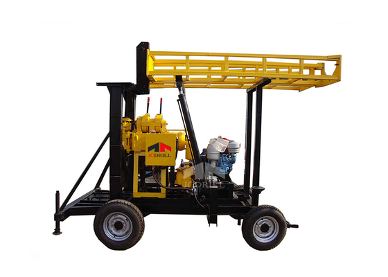 Good price 200m Hydraulic Water Drilling Machine Small Size Trailer Mounted online