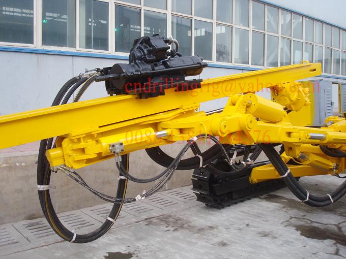 Top Hammer Rock Drilling Rig With Highly Efficient Pneumatic Motor Driven