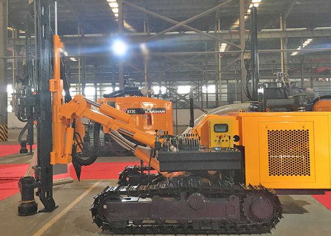 Hydraulic Down The Hole Rock Drilling Rig 0 - 120 Rpm Rotary Speed For Hard Rock Blasting 0