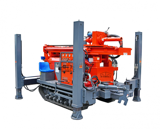 200m Depth Crawler Track CWD200B Water Well Drilling Rig Machine 2
