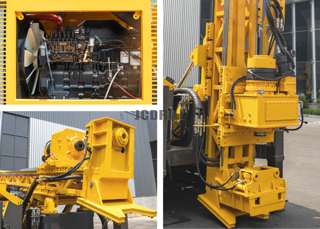 2000M Depth Crawler Mounted Fully Hydraulic Mining Core Drilling Rig ...