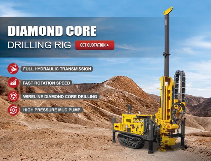 Crawler Mounted Mineral Geological Exploration Core Barrel Wireline ...